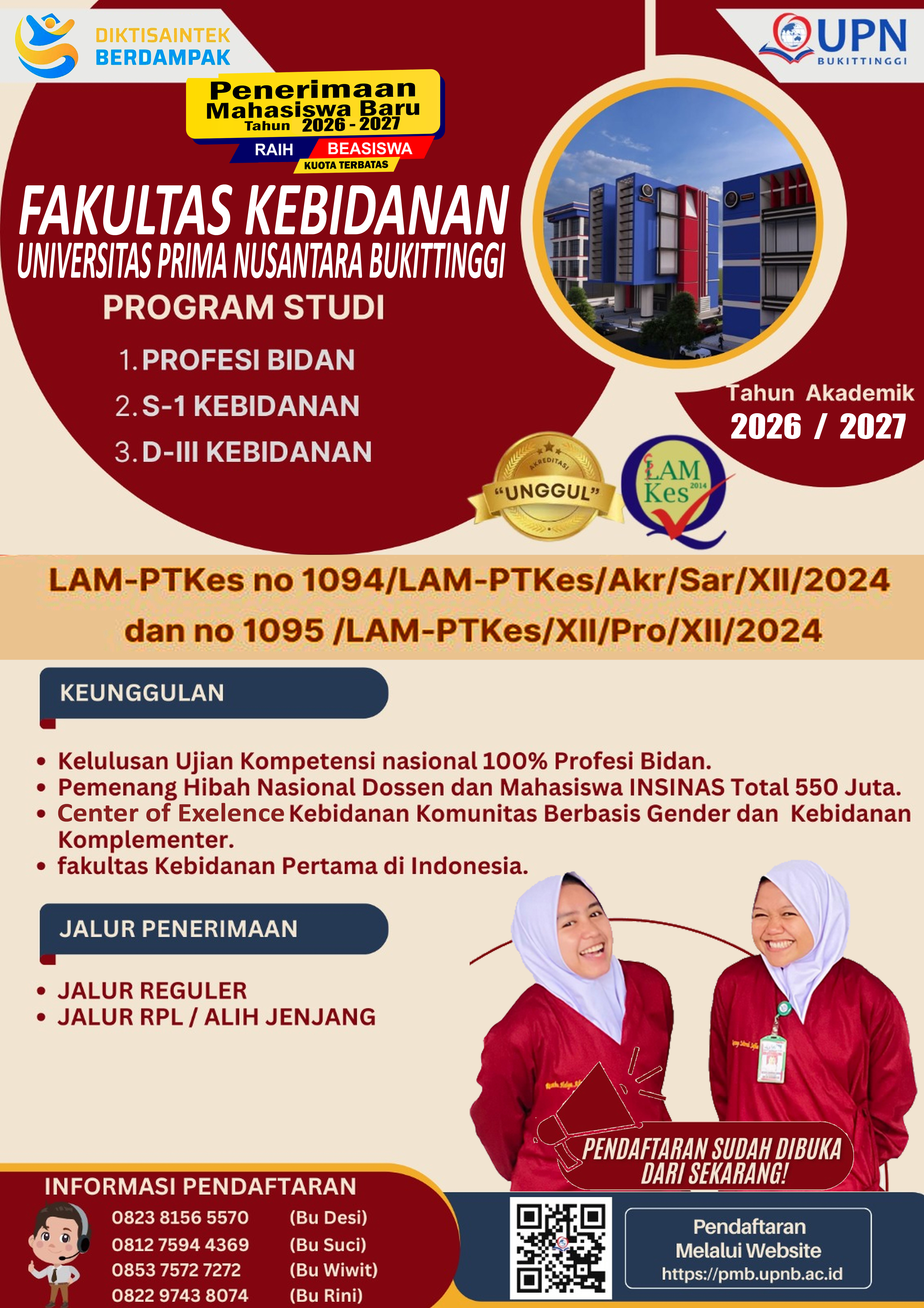 BROSUR FAKULTAS KEBIDANAN - UPN BUKITTINGGI 2026